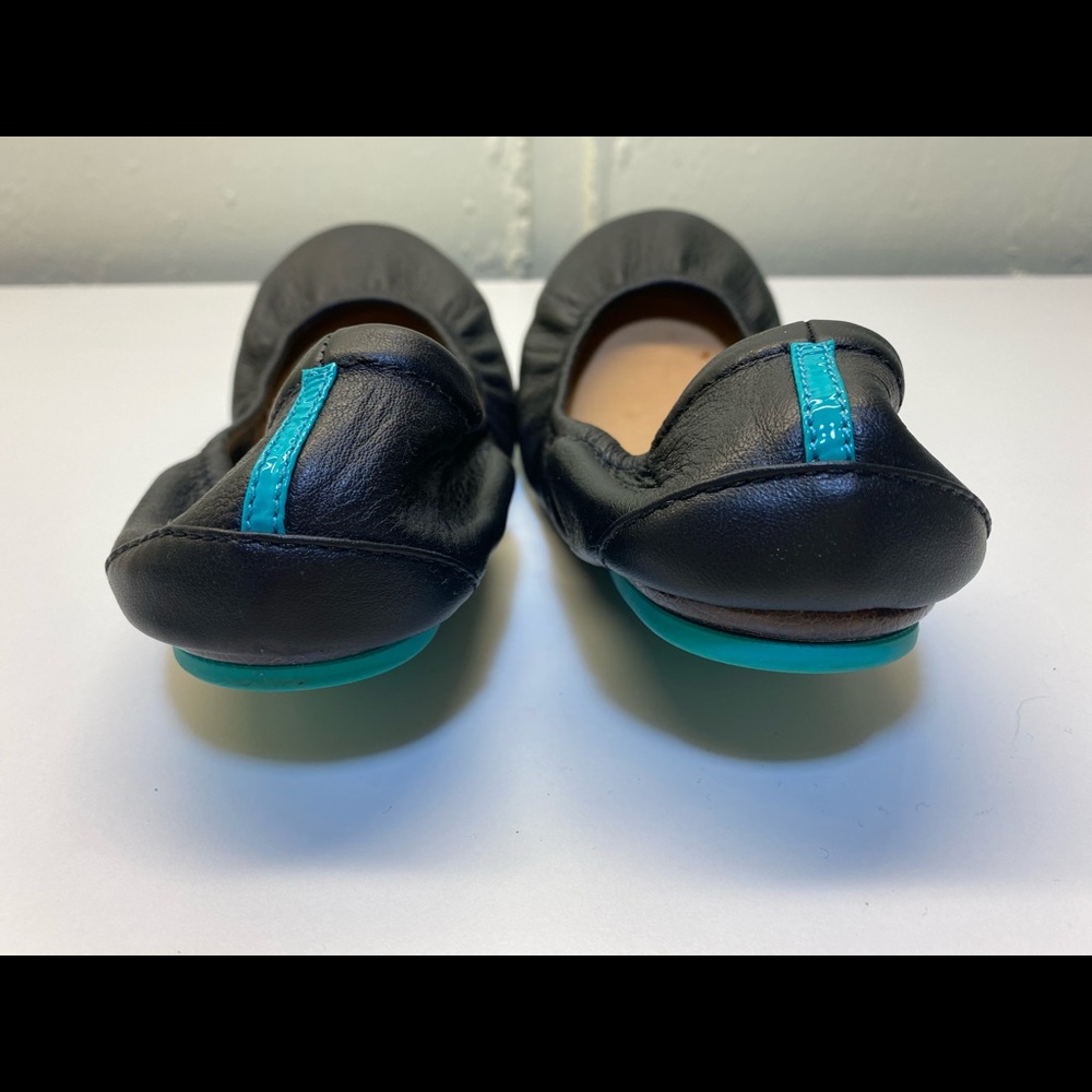 Matte Black Leather Tieks Size 8